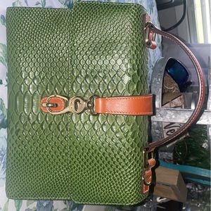 Dooney & Bourke Claire Caldwell Python Embossed